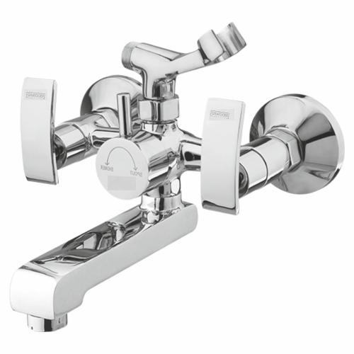 Wall Mixer Telephonic with Hand Shower Arrangement Telephonic only with Crutch